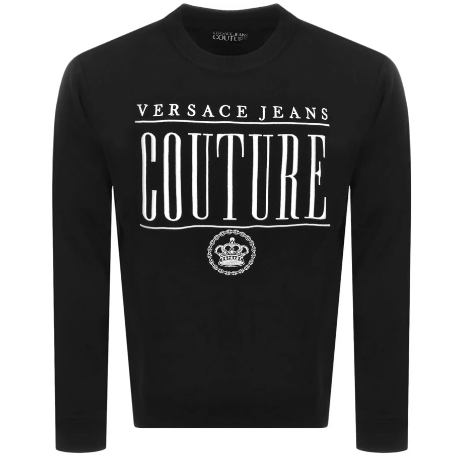 Alternative Image for ProductVersace Jeans Couture Logo Sweatshirt Black1